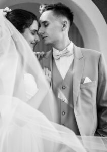 das verleibet Brautpaar nach der Trauung - Hochzeitsfotograf Radebeul